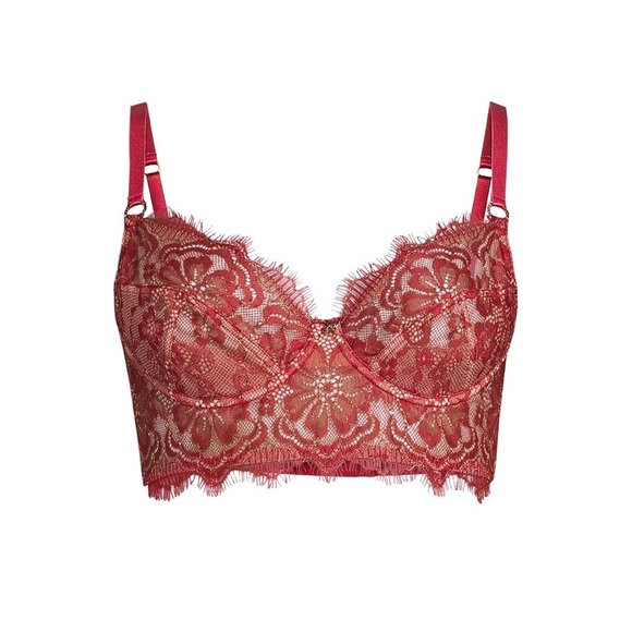 Sofia Intimates by Sofia Vergara Women's Eyelash Lace Bustier Bra - Picture 3 of 4